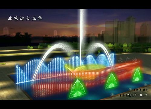 達(dá)卡中央廣場音樂噴泉設(shè)計方案